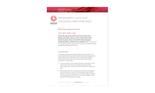 Microsoft legt LinkedIn CRM -strategie uit